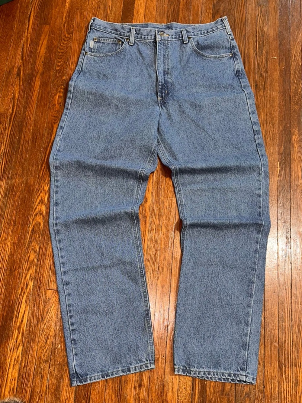 Y2K 0605 Carhartt 38 x 34 Blue Jean Pants